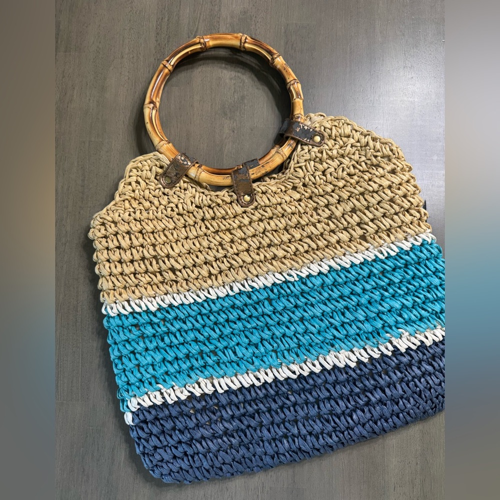 Sun 'n' Sand Woven Straw Bag